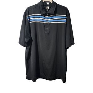 FJ Footjoy Polo Shirt Mens 2XL XXL, Golf Tour Performance Short Sleeve